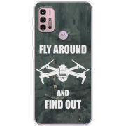 Чехол BoxFace Motorola G10 Дрон Fly Around