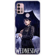 Чехол BoxFace Motorola G10 Wednesday Addams