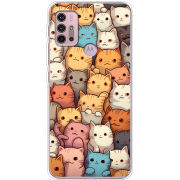 Чехол BoxFace Motorola G10 Котики муркотики