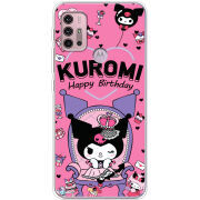 Чехол BoxFace Motorola G10 День народження Kuromi
