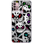 Чехол BoxFace Motorola G10 Monster meow