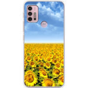Чехол BoxFace Motorola G10 Подсолнухи