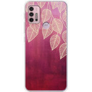 Чехол BoxFace Motorola G10 Gold Leaves