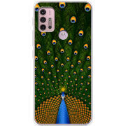Чехол BoxFace Motorola G10 Peacocks Tail