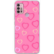 Чехол BoxFace Motorola G10 Sugar Hearts