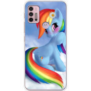 Чехол BoxFace Motorola G10 My Little Pony Rainbow Dash