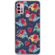 Чехол BoxFace Motorola G10 Flying Elephants