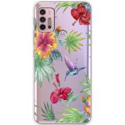 Прозрачный чехол BoxFace Motorola G10 Tropical