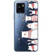 Прозрачный чехол BoxFace Vivo Y15S The Friendly Beasts