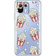 Прозрачный чехол BoxFace Xiaomi Mi 11 Lite с 3D-глазками Popcorn