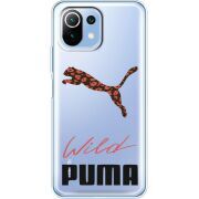 Прозрачный чехол BoxFace Xiaomi 11 Lite 5G NE Wild Cat