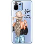 Прозрачный чехол BoxFace Xiaomi 11 Lite 5G NE Follow Your Dreams