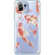 Прозрачный чехол BoxFace Xiaomi 11 Lite 5G NE Japanese Koi Fish