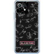 Чехол BoxFace Xiaomi Mi 11 Lite Blackpink автограф