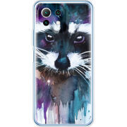 Чехол BoxFace Xiaomi Mi 11 Lite Акварельный енот