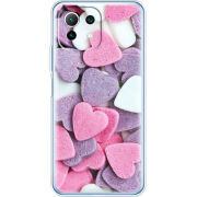 Чехол BoxFace Xiaomi Mi 11 Lite Сердечки
