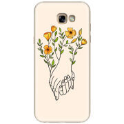 Чехол Uprint Samsung A720 Galaxy A7 2017 Flower Hands