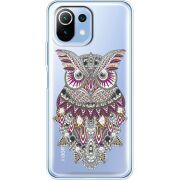 Чехол BoxFace со стразами Xiaomi 11 Lite 5G NE Owl