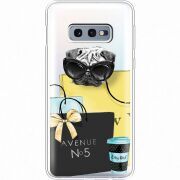 Прозрачный чехол Uprint Samsung G970 Galaxy S10e Fashion Pug