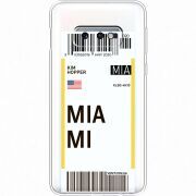 Прозрачный чехол Uprint Samsung G970 Galaxy S10e Ticket Miami