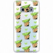 Прозрачный чехол Uprint Samsung G970 Galaxy S10e Pattern Baby Yoda