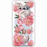 Прозрачный чехол Uprint Samsung G970 Galaxy S10e Peony Watercolor Style