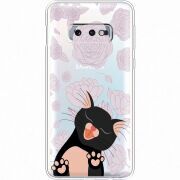 Прозрачный чехол Uprint Samsung G970 Galaxy S10e Meow