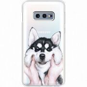 Прозрачный чехол Uprint Samsung G970 Galaxy S10e Husky