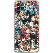Чехол BoxFace OPPO Reno5 Lite Anime Stickers