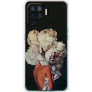 Чехол BoxFace OPPO Reno5 Lite Exquisite White Flowers