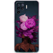 Чехол BoxFace OPPO Reno5 Lite Exquisite Purple Flowers