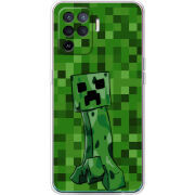 Чехол BoxFace OPPO Reno5 Lite Minecraft Creeper