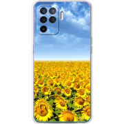 Чехол BoxFace OPPO Reno5 Lite Подсолнухи