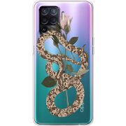 Прозрачный чехол BoxFace OPPO Reno5 Lite Glamor Snake