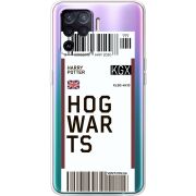 Прозрачный чехол BoxFace OPPO Reno5 Lite Ticket Hogwarts