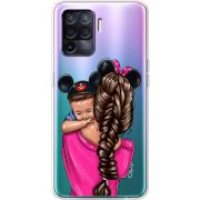 Прозрачный чехол BoxFace OPPO Reno5 Lite Mouse Mommy