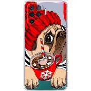 Прозрачный чехол BoxFace OPPO Reno5 Lite Winter Puggy