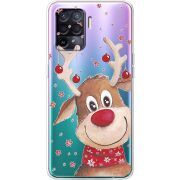 Прозрачный чехол BoxFace OPPO Reno5 Lite Winter Deer