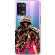 Прозрачный чехол BoxFace OPPO Reno5 Lite Queen and Princess