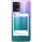 Прозрачный чехол BoxFace OPPO Reno5 Lite Insta