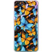 Прозрачный чехол BoxFace OPPO Reno5 Lite Butterfly Morpho