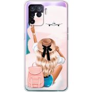 Прозрачный чехол BoxFace OPPO Reno5 Lite Travel Girl