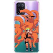 Прозрачный чехол BoxFace OPPO Reno5 Lite Naruto and Kurama