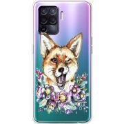 Прозрачный чехол BoxFace OPPO Reno5 Lite Winking Fox