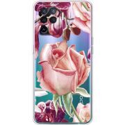 Прозрачный чехол BoxFace OPPO Reno5 Lite Rose
