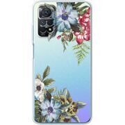 Прозрачный чехол BoxFace Xiaomi Redmi Note 11 Pro / Note 11 Pro 5G Floral