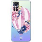 Чехол со стразами BoxFace Xiaomi Redmi Note 11 Pro / Note 11 Pro 5G Pink Air Baloon