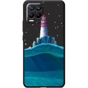 Черный чехол BoxFace Realme 8 Lighthouse