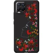 Черный чехол BoxFace Realme 8 3D Ukrainian Muse