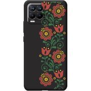 Черный чехол BoxFace Realme 8 Ethno
